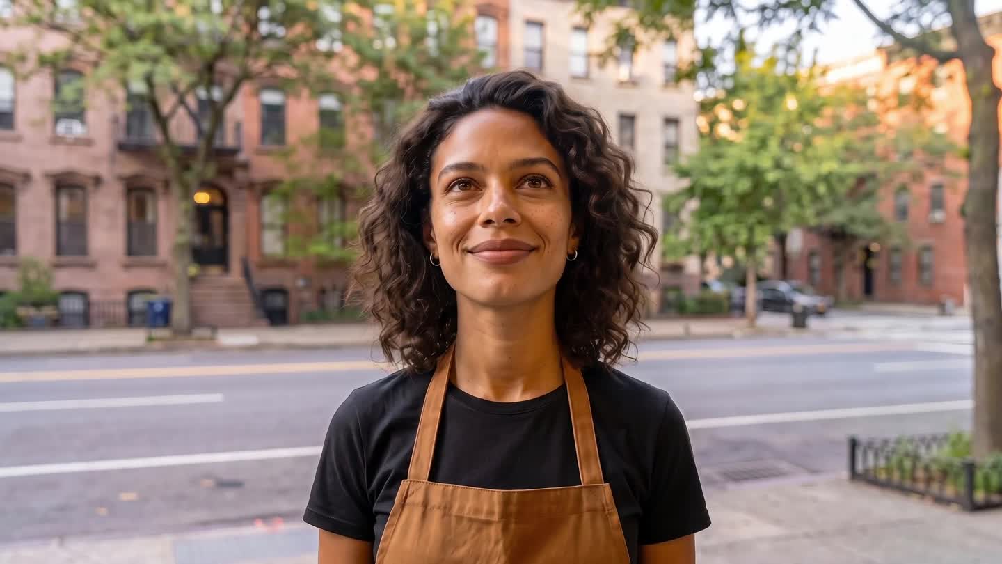 A café founder bringing her business idea to life
